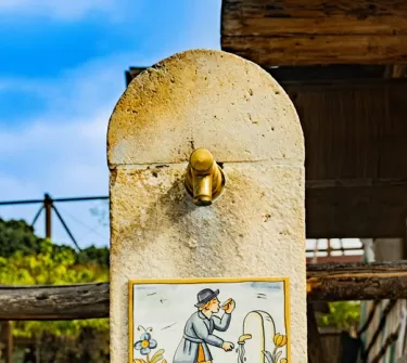 Fuente de agua en Villanueva del Corral