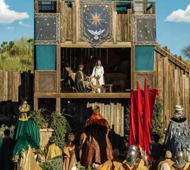 Escena del espectáculo La Alegría de la Navidad de Puy du Fou España
