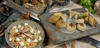 Menú en el Mezzé de Ziryab