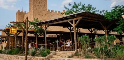 Zona de picnic cerca del castillo de Puy du Fou España