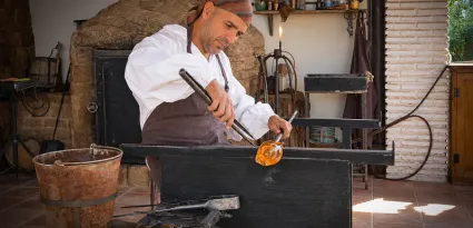 Vidrio soplado de Isidro