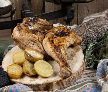 Menú pollo en El Asador de Isidro