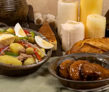 Menú en La Cantina de Breda