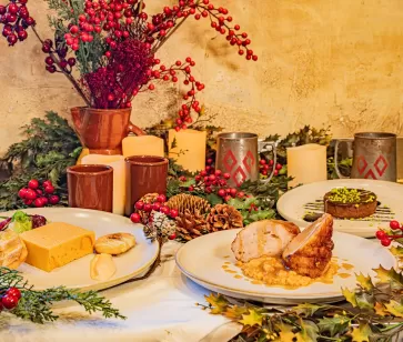 Menú de Navidad en Puy du Fou España