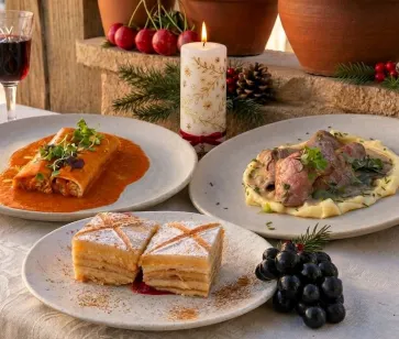 Menú especial de Navidad