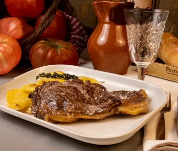 Entrecote en el Mesón del Buen Yantar