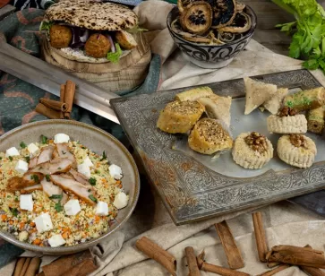 Menú en el Mezzé de Ziryab