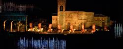 Caballeros en el escenario de El Sueño de Toledo