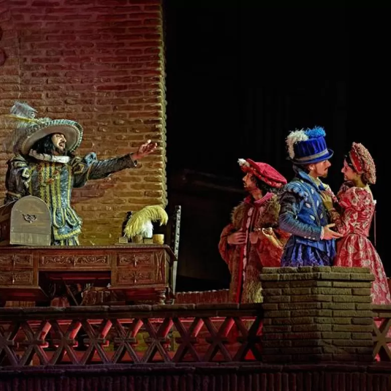 Lope de Vega y Belisa en A Pluma y Espada