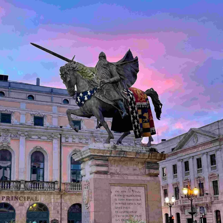 Estatua Cid Campeador en Burgos