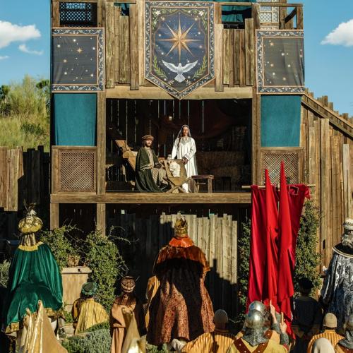 Escena del espectáculo La Alegría de la Navidad de Puy du Fou España