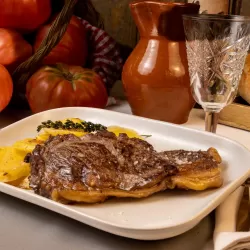 Entrecote en el Mesón del Buen Yantar