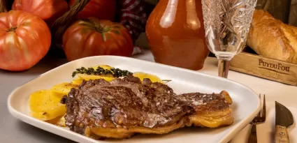 Entrecote en el Mesón del Buen Yantar