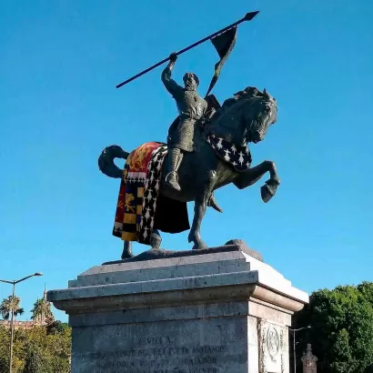 Estatua Cid en Sevilla