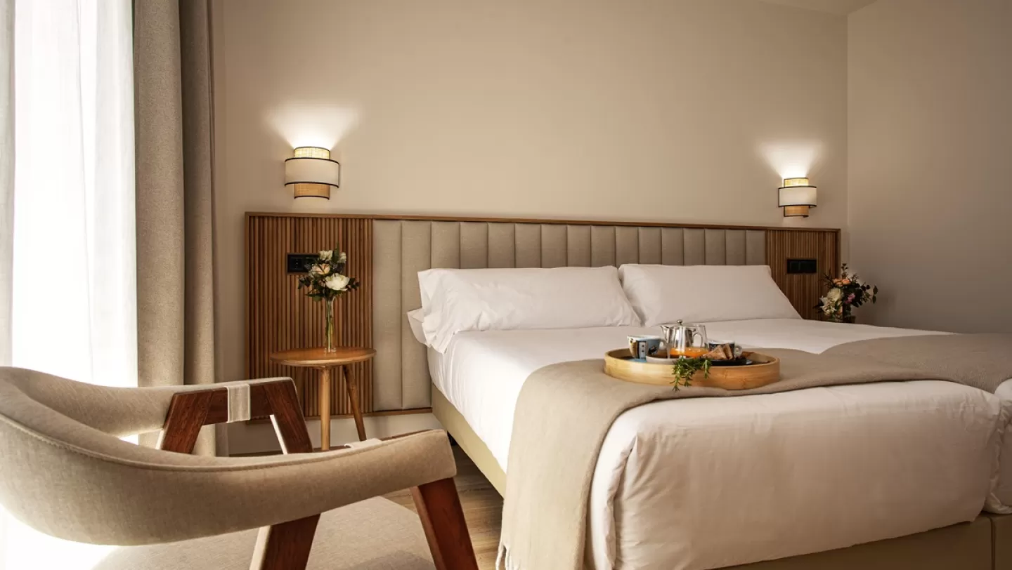 Habitación de un hotel de Puy du Fou España